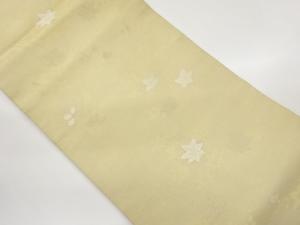 紗花葉に流水模様織り出し名古屋帯